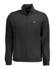 Napapijri ZipUp Sweatshirt Simple Logo - Sweaters - Black -Size 2XL