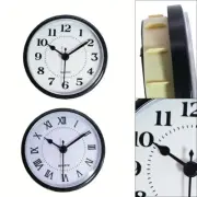 Roman Numeral Quartz Clock Fit up Insert for 3 12 Inch (90 mm) Diameter