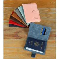 在飛比找蝦皮購物優惠-護照包 護照夾 RFID防盜刷護照夾男女出國旅行收納證件卡包