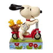 Peanuts by Jim Shore Snoopy & Woodstock on Scooter