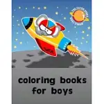 COLORING BOOKS FOR BOYS: BEAUTIFUL AND STRESS RELIEVING UNIQUE DESIGN FOR BABY AND TODDLERS LEARNING