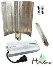 Hydroponics 600W Digital Ballast Wing Reflector HPS Lamp Grow Lighting Kit