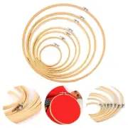 Adjustable Wood Embroidery Hoops Smooth and Sturdy Tool for Needlework
