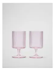 [Country Road] Vivi Wine Glass Set Of 2 in Lotus