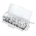 Cable Organizer Box Portable Multi-compartment Data Cable Storage Box