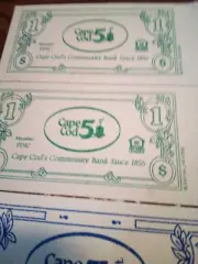 (NEW) VINTAGE Lot of 3 Cape Cod 5 PROMOTIONAL $1 BILL Expands When Wet SPONGEs