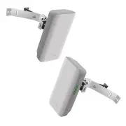 Wireless Bridge with 2 Bracket Mounts, 3KM 5.8G Outdoor Point to Point CPE for