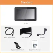F5 PRO V4 6 Inch Touch Screen 3D LUT DSLR Camera Field Monitor with F970 Externa