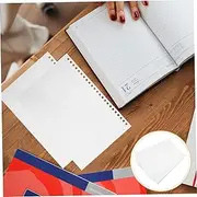 SEWACC 50pcs Loose Leaf Paper Blank Binder Refill for Calendar Drawing Sketching A6 Size Vibrant Printing Paper