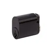 Zanda 31.2mm Black Matt 6 Pin Oval Cylinder