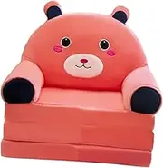 Kids Couch Foldable Floor Couch Portable Soft Recliner Flip Open Lazy Seat Backrest Armchair, for Girls Boys Vehicle Children