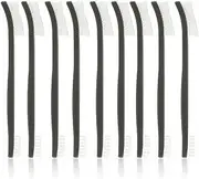 KGDUYC Pack of 9 Small Cleaning Brush- 17 cm Double-Sided Long Handled Curved Cup Brush Stiff Brushes Mini Cleaning Brush Stiff Bristles Brushes for Kitchen Sink Bathroom