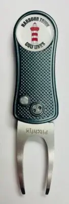 Pitchfix Harbour Town Golf Links Divot Tool Classic Grey