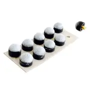 QUALITY SCREW ON Pool Snooker Billiard Cue Tips 10 x Screw in type 11mm soft