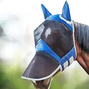 Harrison Howard CareMaster Pro Luminous Fly Mask Full Face Aquamarine (L; Full)