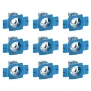 120 Pcs Nylon Strut Cone Nut, M10x1.5mm Nylon Channel Squeeze Nut with Twist Tab