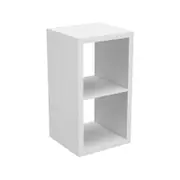 Flexi Storage Clever Cube 410 x 760 x 390mm White 1 x 2 Storage Unit
