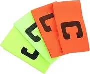 TOGEVAL Arm Bands Football Sports Captain c Armband Unisex Elastic Band Team Badge for Training