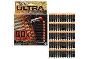 NERF Ultra 60 Dart Refill Pack Farthest Flying NERF Darts Ages 8+ Toy Blaster
