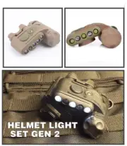 WADSN Helmet Light IFF Beacon Signal Survival Illumination headset infrared Lamp