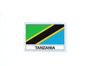 Patch Badge Printed Flag Eat Tanzania
