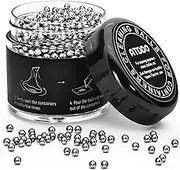 ATDDO 1500 Pieces Decanter Cleaning Balls Stainless Steel Cleaning Beads for Decanter, Bottles, Vases and Other Glassware Reusable Metal Balls