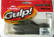 BERKLEY GULP! 5" Jumbo Leech (8/Ct Pack) - Black Olive
