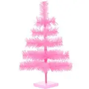 18in Small Pink Barbie Tinsel Christmas Tree 1.5FT Table-Top Centerpiece Decor