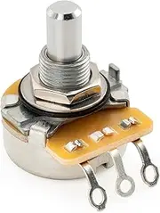 CTS 450 A250K Pot Solid Standard Shaft 3/8 Inch 10% Audio Taper Potentiometer for Electric Guitar Bass