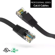 5-10 Lot Cat6 Flat Slim Ethernet Patch RJ45 Network Internet LAN Cable Cord v2