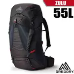 【GREGORY】 ZULU 55 專業健行登山背包(55L_FREEFLOAT背負系統)適自助旅行_145293-0662R 火山黑