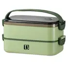 1.4L Detachable Lunch Box 304 Stainless Steel Double Layer 3 Compartments M2A3