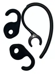 Ear Hooks and Gel Earbuds for Jabra EASYGO/EASYCALL/CLEAR/TALK Bluetooth Headset