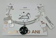 Alex & Ani Leo Charm Bangle, Size 2" - 3.5" - Shiny Silver