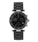 New Guess Collection G43001M2 Women's 39mm Black Ceramic Analog Quartz Watch