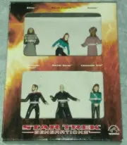 Vintage Star Trek Generations Set of 6 Collectible Figurines Set #2 by Applause