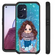 FUSION For OnePlus Nord N300 5G Case Hybrid Phone Cover COFFEE GIRL