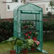 4-Tier Greenhouse Walk-in Reinforced Cover W/Mini Replacement Waterproof ✿