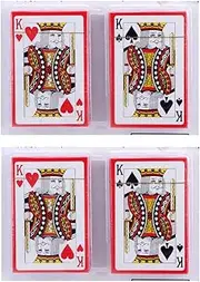 4PK Playing Cards Standard Deck Casino Poker Blackjack Solitaire Magic Game