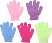 Mikinona Bathing Scrubbing Gloves 10pcs Body Exfoliator Scrub Glove Mitten Bath Towel Random Color
