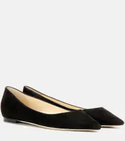 [Jimmy Choo] Jimmy Choo Romy suede ballet flats AU 5 black
