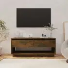 TV Stand Rack 2 Drawers Chipboard Entertainment Center Display Cabinet Lowboard