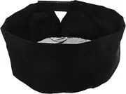 [TEMPNAP] Comfortable Chef Hat Polyester Cotton Hotel Chef Headwear for Restaurant and Catering Use Black