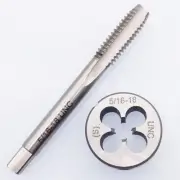 HSS 5/16-18 Tap & 5/16-18 Die Thread Right Hand Set 5/16"-18 UNC Thread Die