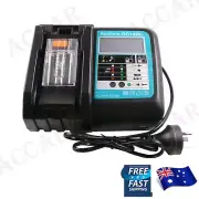 DC18RC Rapid Charger For Makita 14.4V-18V BL1860 BL1830 BL1815 BL1840 BL1430 AU