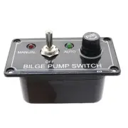 Boat Bilge Pump Switch W/ Indicator - Panel Marine