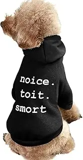 Noice Dog Hoodies Funny Print Pet Dog Shirts Winter Puppy Apparel Dog Warm Sweater Dogs