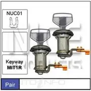 Nice Door Lock Barrel - Pair, NDL11B