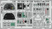 1/48 Airfix #FE1296 Spitfire F.Mk.XVIII Zoom Details for Airfix Kit