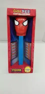 Marvel Spider-Man 12" Giant Pez Plays Spider-Man Theme (New In Box) Shelf BB1